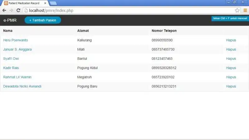 Download web tool or web app elektronikpmr