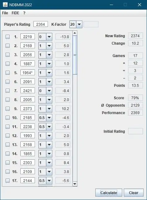 ดาวน์โหลดเครื่องมือเว็บหรือเว็บแอป EloCalculator