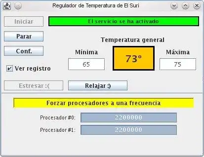下载网络工具或网络应用程序 El Suri 温度控制