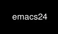 Run emacs24 in OnWorks free hosting provider over Ubuntu Online, Fedora Online, Windows online emulator or MAC OS online emulator