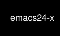Run emacs24-x in OnWorks free hosting provider over Ubuntu Online, Fedora Online, Windows online emulator or MAC OS online emulator