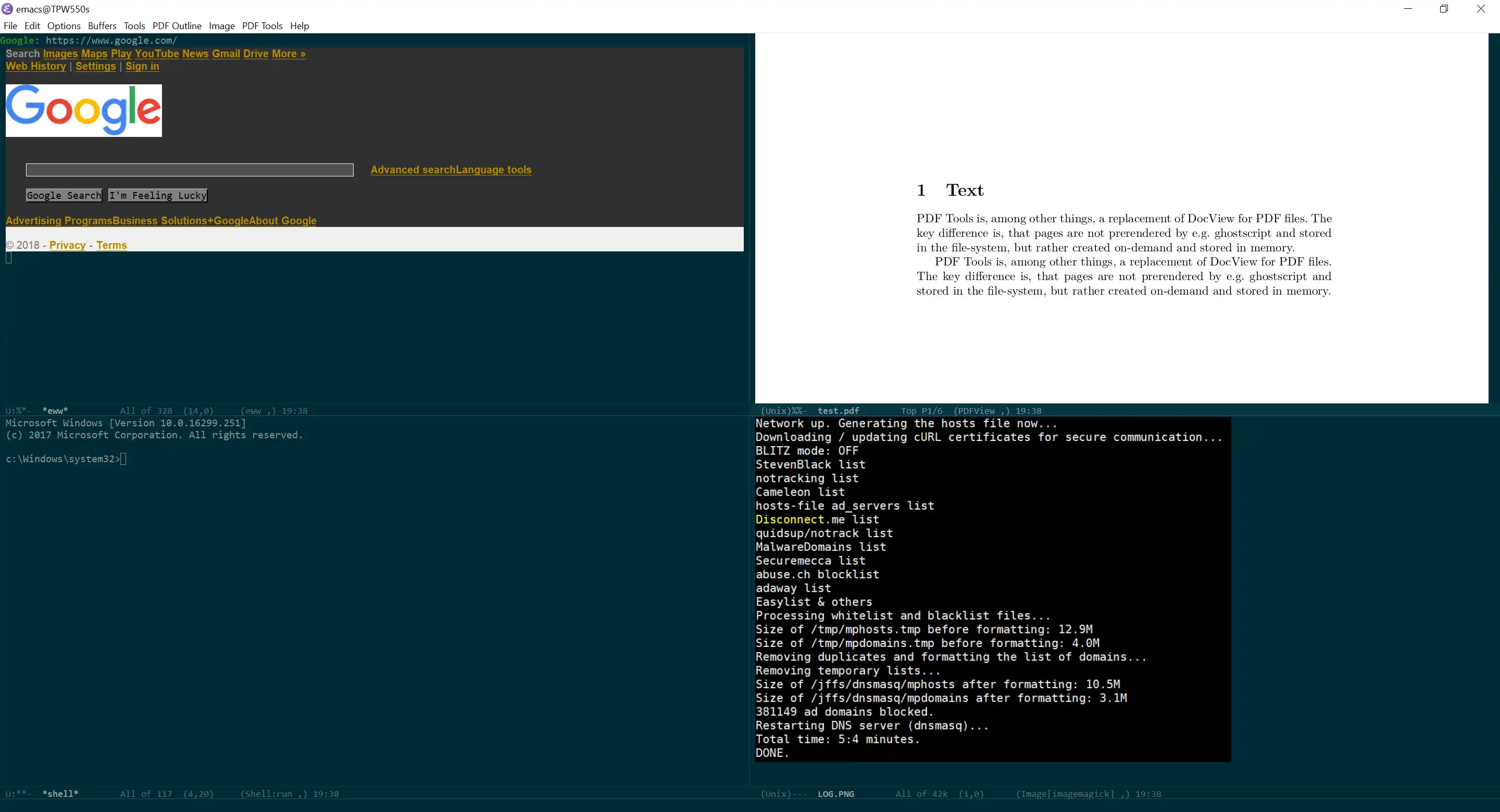 Download web tool or web app Emacs for w64