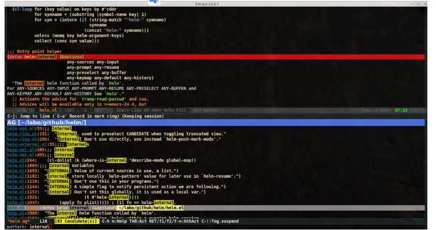 ดาวน์โหลดเครื่องมือเว็บหรือเว็บแอป Emacs-Helm