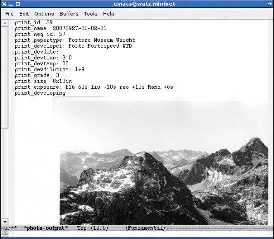 Download web tool or web app Emacs Photo Database