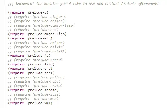 വെബ് ടൂൾ അല്ലെങ്കിൽ വെബ് ആപ്പ് Emacs Prelude ഡൗൺലോഡ് ചെയ്യുക