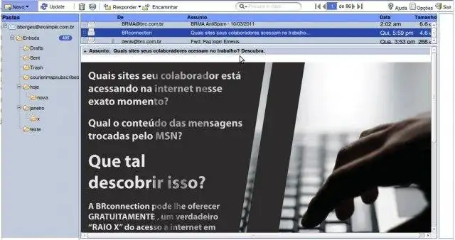 Descargar herramienta web o aplicación web Emexis-webmail