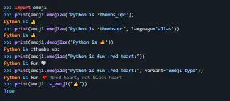 Unduh alat web atau aplikasi web Emoji untuk Python