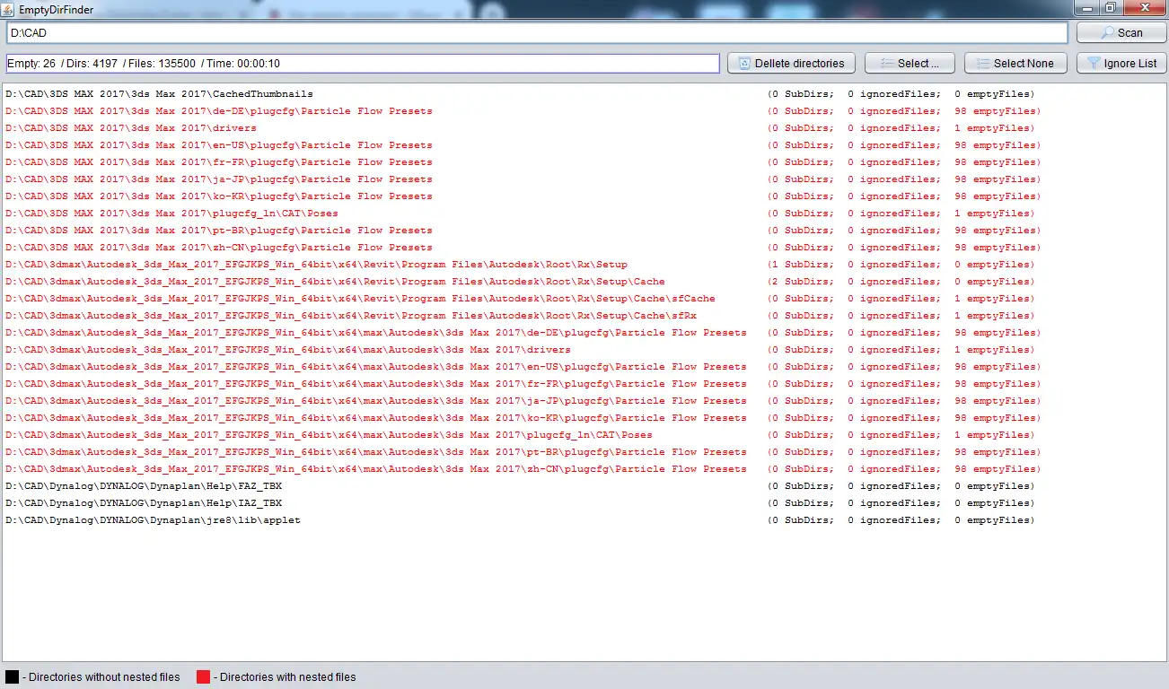 Mag-download ng web tool o web app Empty Directories Finder