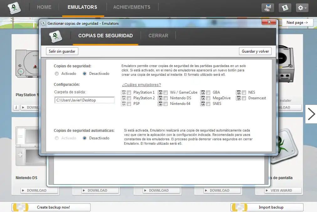Descărcați instrumentul web sau aplicația web Emulatorx pentru a rula în Windows online prin Linux online