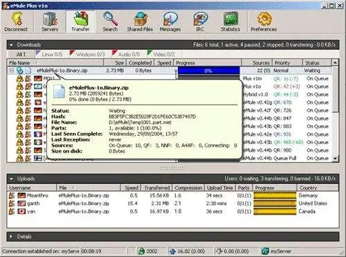 Download web tool or web app eMule Plus