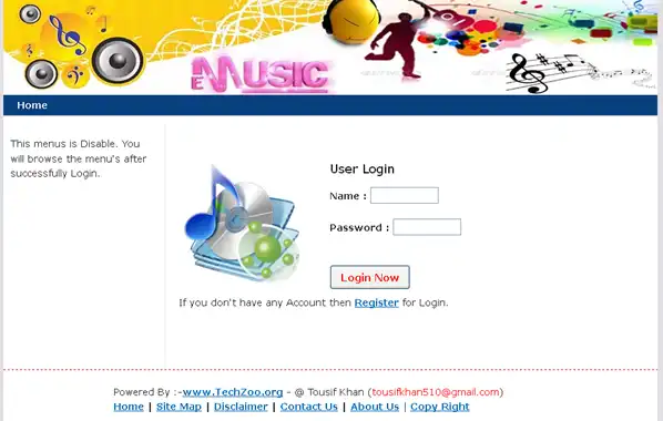 Unduh alat web atau aplikasi web perpustakaan e-Musik