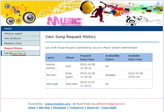 Baixe a ferramenta da web ou a biblioteca de e-Music do aplicativo da web