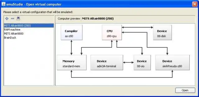 Download web tool or web app emuStudio