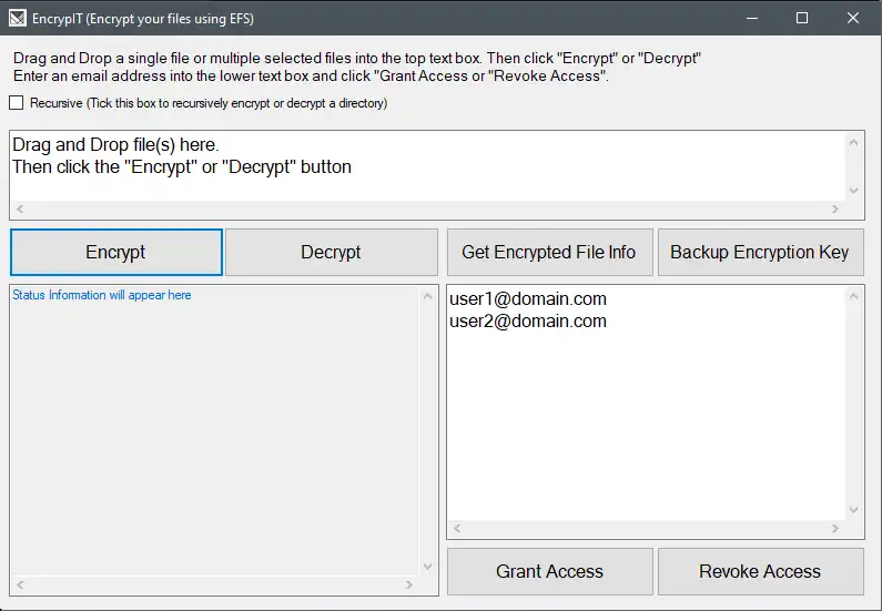 Muat turun alat web atau aplikasi web EncrypIT