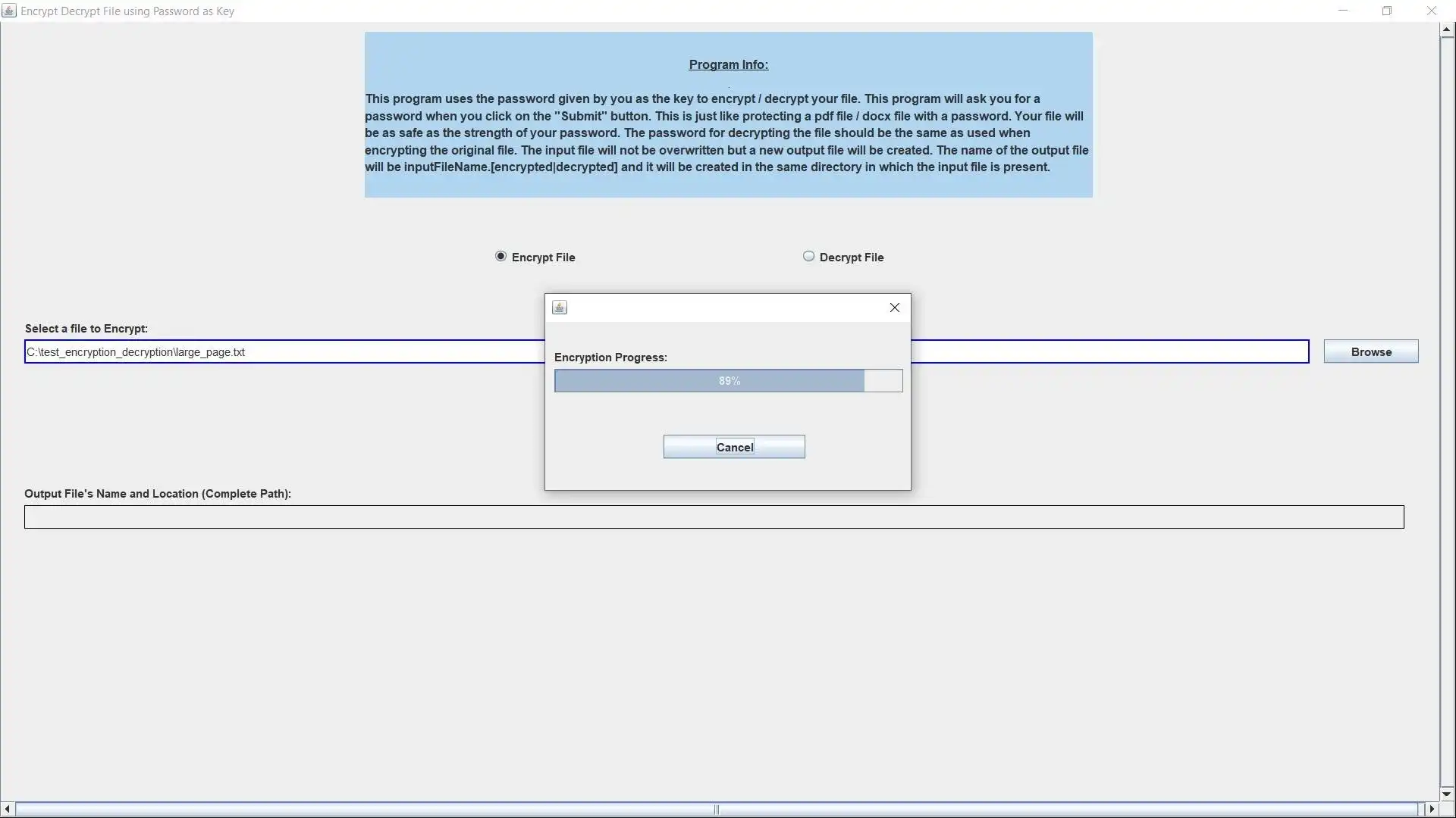Descargar herramienta web o aplicación web Cifrar Descifrar archivo usando contraseña