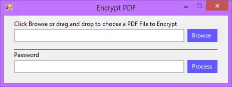 Web aracını veya web uygulamasını indirin PDF'yi Şifreleyin