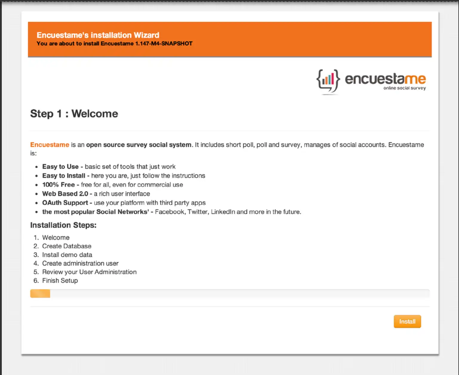 Download web tool or web app encuestame web survey tool