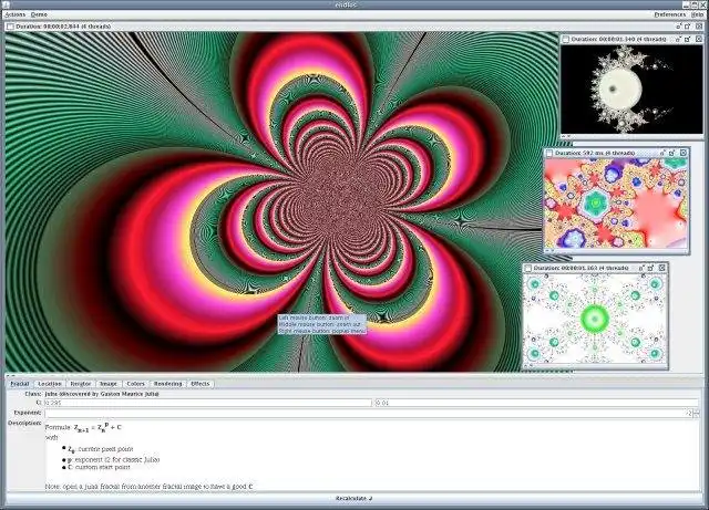 Download web tool or web app Endlos - Multithreaded Fractals