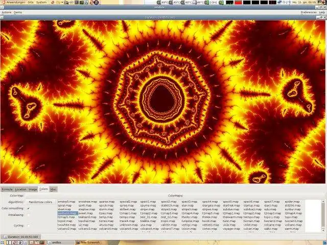 Download web tool or web app Endlos - Multithreaded Fractals to run in Linux online