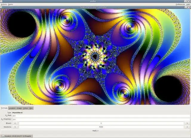 Download web tool or web app Endlos - Multithreaded Fractals to run in Linux online