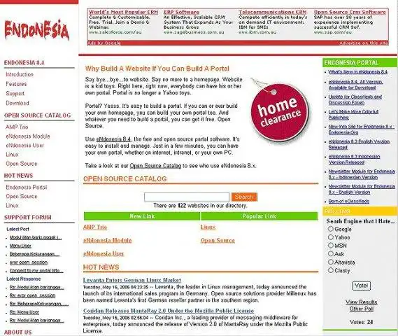 Download web tool or web app eNdonesia Portal