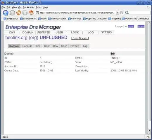 Download web tool or web app Enterprise Dns Manager