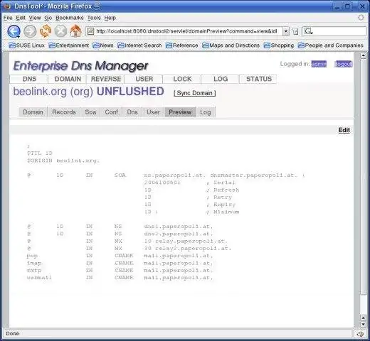 Download web tool or web app Enterprise Dns Manager