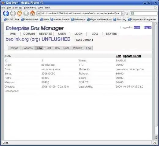 Download web tool or web app Enterprise Dns Manager