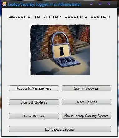 Download web tool or web app Enterprise Laptop Security System