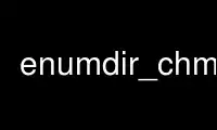 Run enumdir_chmLib in OnWorks free hosting provider over Ubuntu Online, Fedora Online, Windows online emulator or MAC OS online emulator