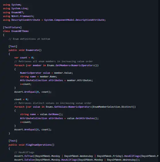 Download web tool or web app Enums.NET