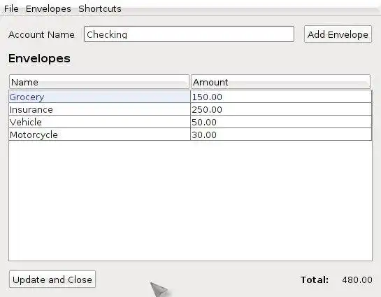 Télécharger l'outil Web ou l'application Web Enveloppe Budget Tracker