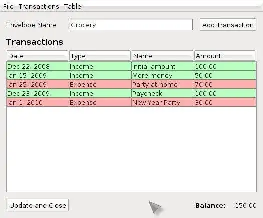 Télécharger l'outil Web ou l'application Web Enveloppe Budget Tracker