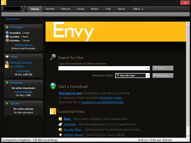 Download web tool or web app Envy