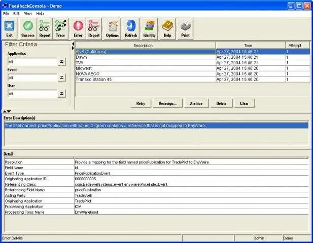 Download web tool or web app EnyWare