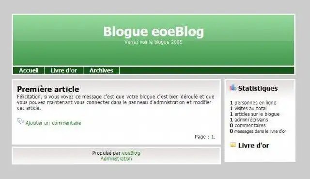 Download web tool or web app eoeBlog