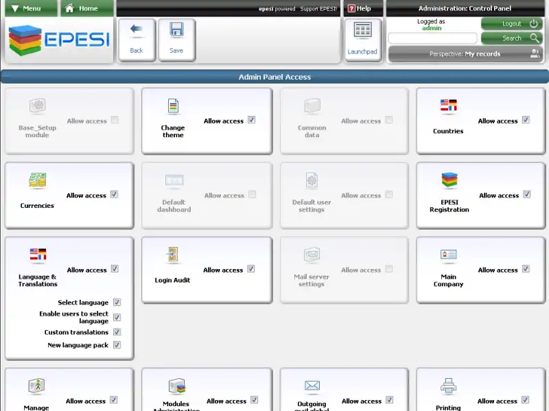 Download web tool or web app Epesi BIM Business Information Manager