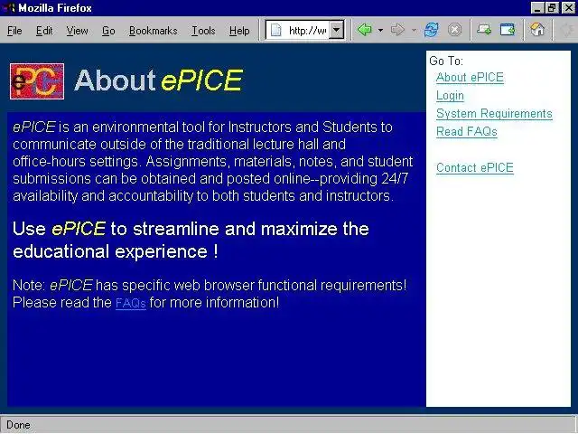 Download web tool or web app ePICE
