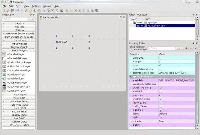 ابزار وب یا برنامه وب EPICS Qt Framework را دانلود کنید