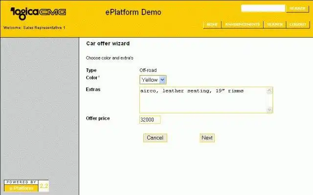 Download web tool or web app ePlatform