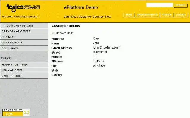 Download web tool or web app ePlatform