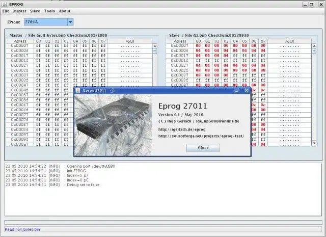Download web tool or web app EPROG 27011GUI to run in Windows online over Linux online