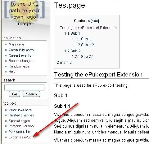 Télécharger l'outil Web ou l'application Web ePubExport