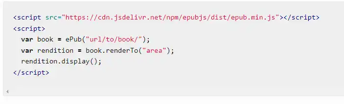 Download web tool or web app Epub.js