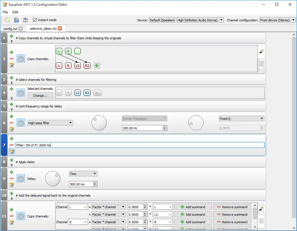 ابزار وب یا برنامه وب Equalizer APO را دانلود کنید