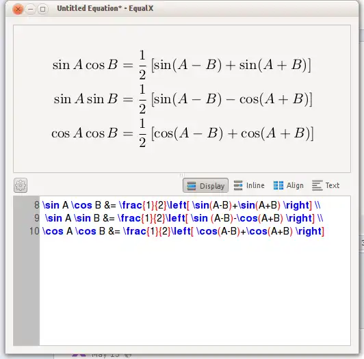 Mag-download ng web tool o web app na EqualX para tumakbo sa Linux online