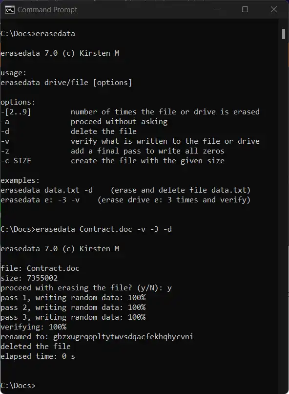 Download web tool or web app EraseData