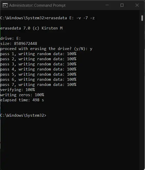 Download web tool or web app EraseData