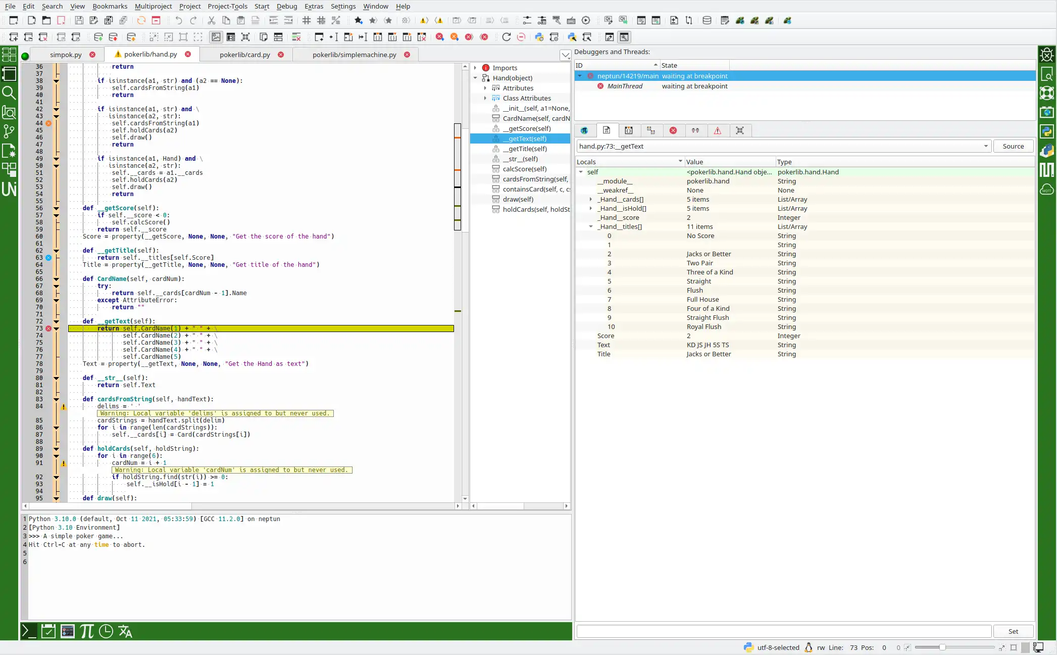 ดาวน์โหลดเครื่องมือเว็บหรือเว็บแอป Eric Integrated Development Environment