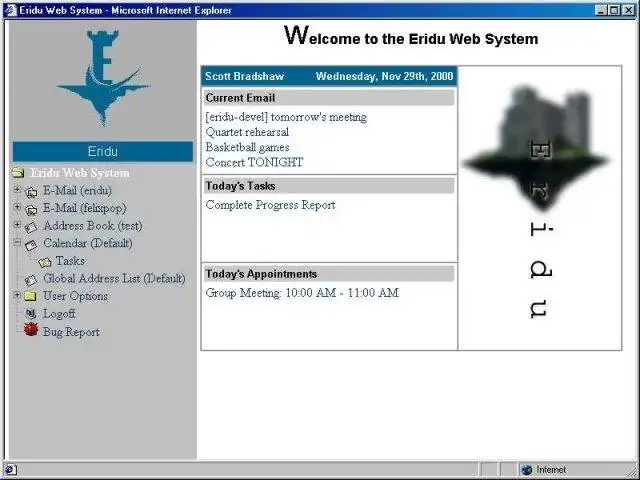 Download web tool or web app Eridu - Web based Groupware